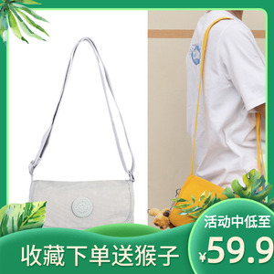 时尚迷你斜挎小包女23新款小众尼龙帆布包带盖单肩包轻便防水潮包