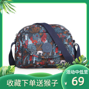 轻便新帆布包时尚百搭贝壳包防水单肩斜挎小包多层尼龙布女包新款