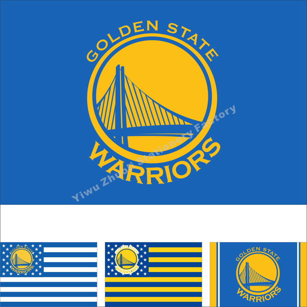 金州勇士队旗帜 美国职业篮球队 golden state warriors flag