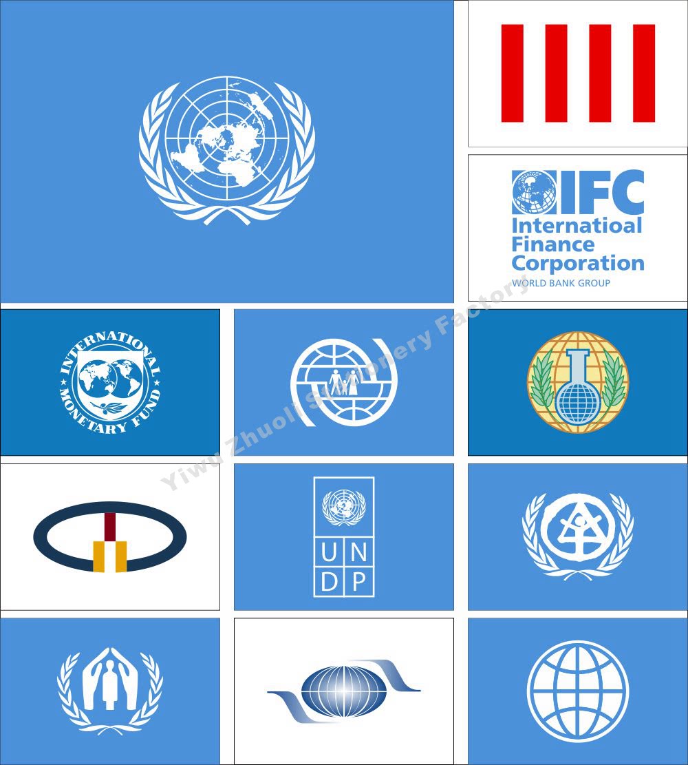 1联合国旗联合国荣誉四大自由旗帜旗各种大小可定做可订做