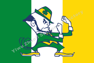 NCAA 圣母大学爱尔兰战士Notre Dame Fighting Irish flag (1)