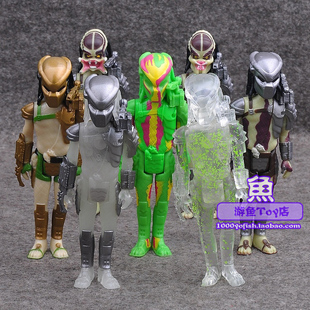 正版NECA铁血战士 异形3.75寸 7款可动公仔玩具玩偶摆件模型礼物