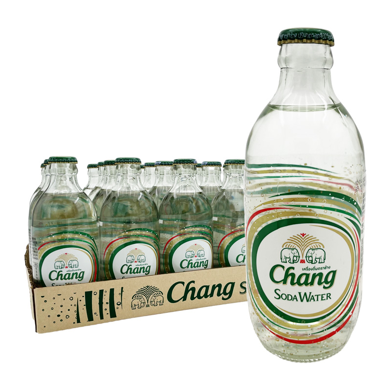 【2箱】泰国进口泰象苏打水325ml*24瓶原味象牌苏打水气泡水整箱