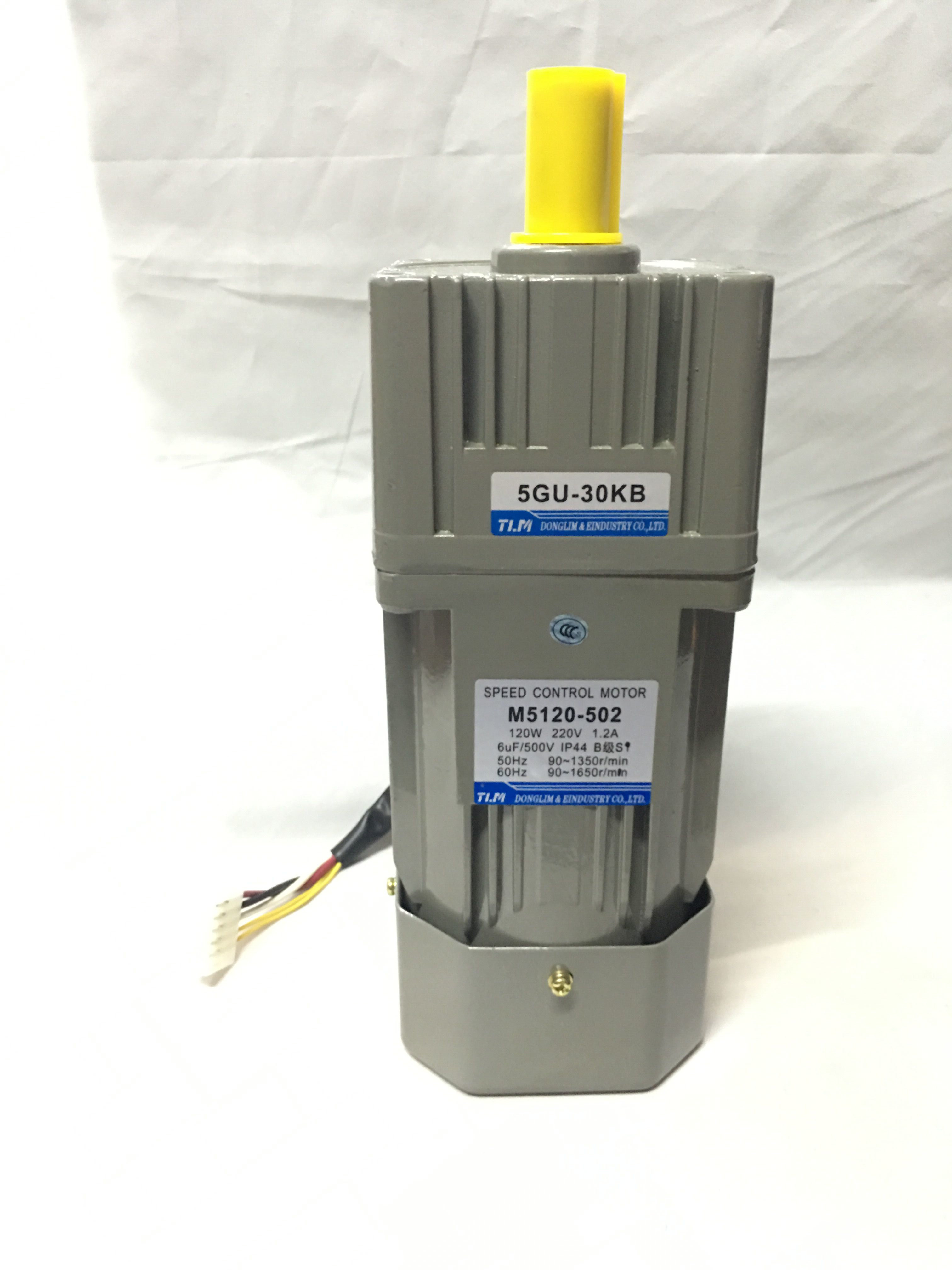 东力电机齿轮减速马达m5120-402配减速箱 120w 轴12mm