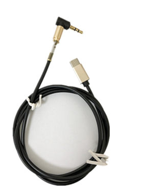 弯头3.5MM 公对 type-c耳机线AUX线type-c弯头适用乐视车载音频线