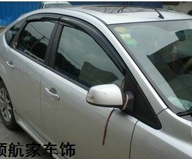 2012款福特新嘉年华专用晴雨挡10款福克斯车窗遮雨片13款雨档雨眉