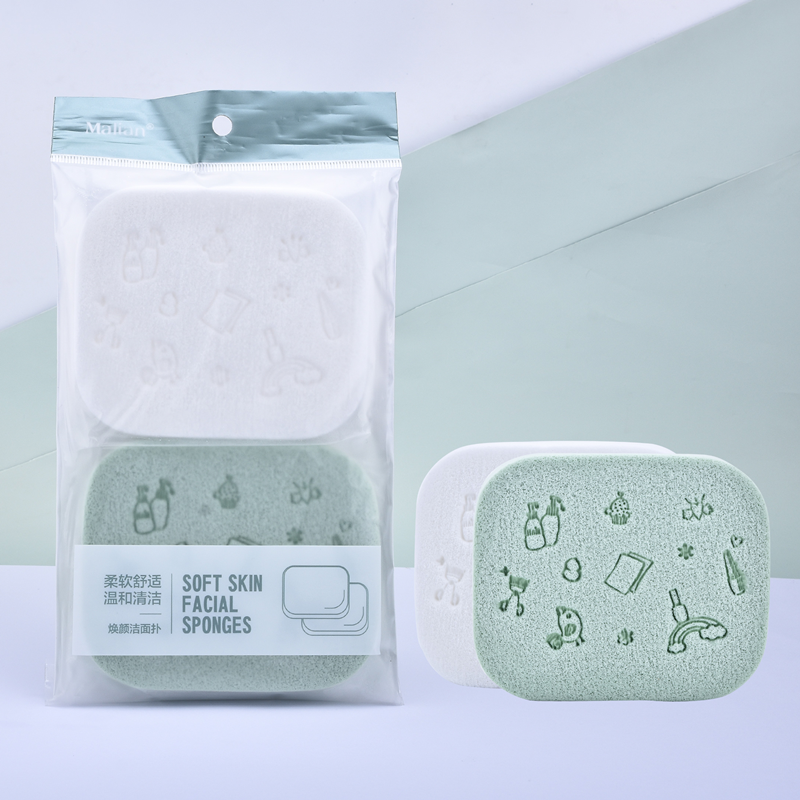 玛莉安笔芯卡通印花洗脸扑搓澡粉扑加大毛面细腻柔软海绵卸妆洁面
