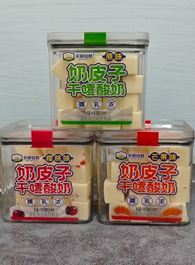 天骄牧都奶皮子干噎酸奶450克内蒙特产酸奶块奶制品零食休闲小吃