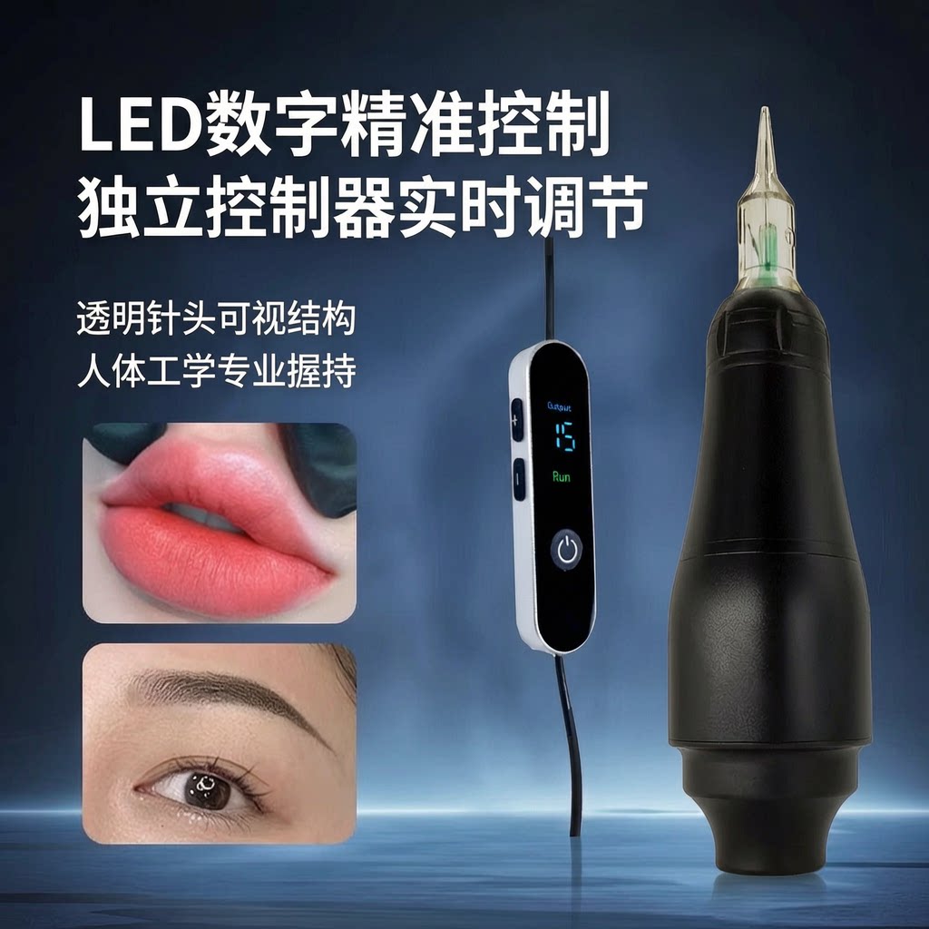 杰之秀小胖墩电流仪器纹绣机器纹唇纹眼线雾眉野生线条眉稳定出针