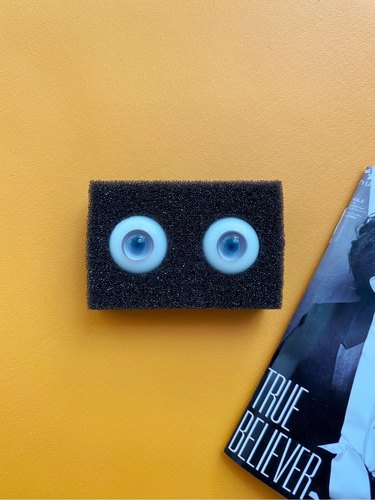 娃娃灰色小虹膜玻璃眼珠