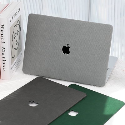 Macbook笔记本保护壳M4芯片苹果Pro14电脑16细格纹A2779外壳m3保护套A2681配件Air15轻薄PU皮13.6套A2337