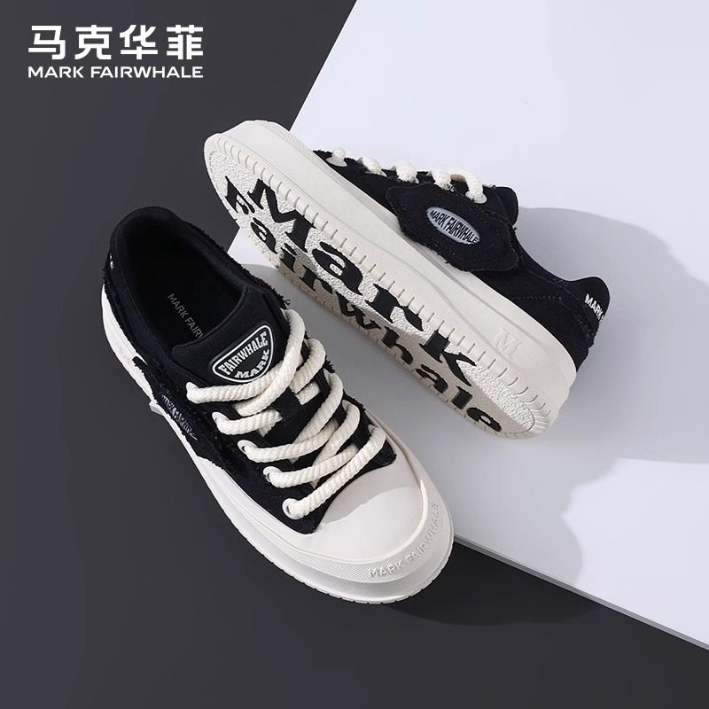 马克华菲帆布鞋男款春夏季鞋子男鞋休闲鞋情侣男士板鞋百搭潮鞋女,流行男鞋,休闲板鞋,淘宝优惠券,粉丝福利购,淘宝优惠卷