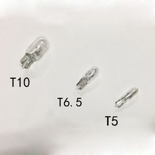 仪表小灯泡T5T6.5T10示宽灯12V24V1.2V2W3W5W扁插小灯珠汽车货车