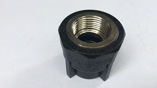 PE内丝直接 黑色热熔内牙接头20 25 32 4分6分1寸饮自来水管配件