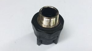 PE外丝直接 黑色热熔外牙接头20 25 32 4分6分1寸饮自来水管配件