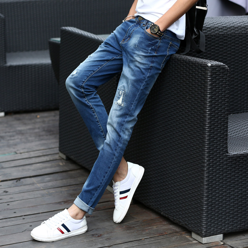 Jeans pour adolescent en coton pour Quatre saisons - Ref 1462334 Image 4