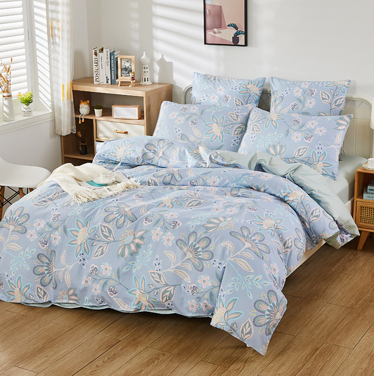 60支埃及长绒棉贡缎 全棉单双人床单四件套 纯棉床笠套件床品定做