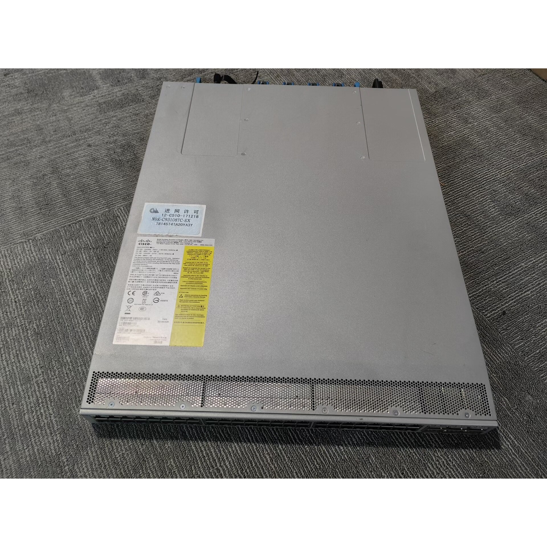 思科N9K-C93108TC-EX 48口万兆10G电口交换议价产品