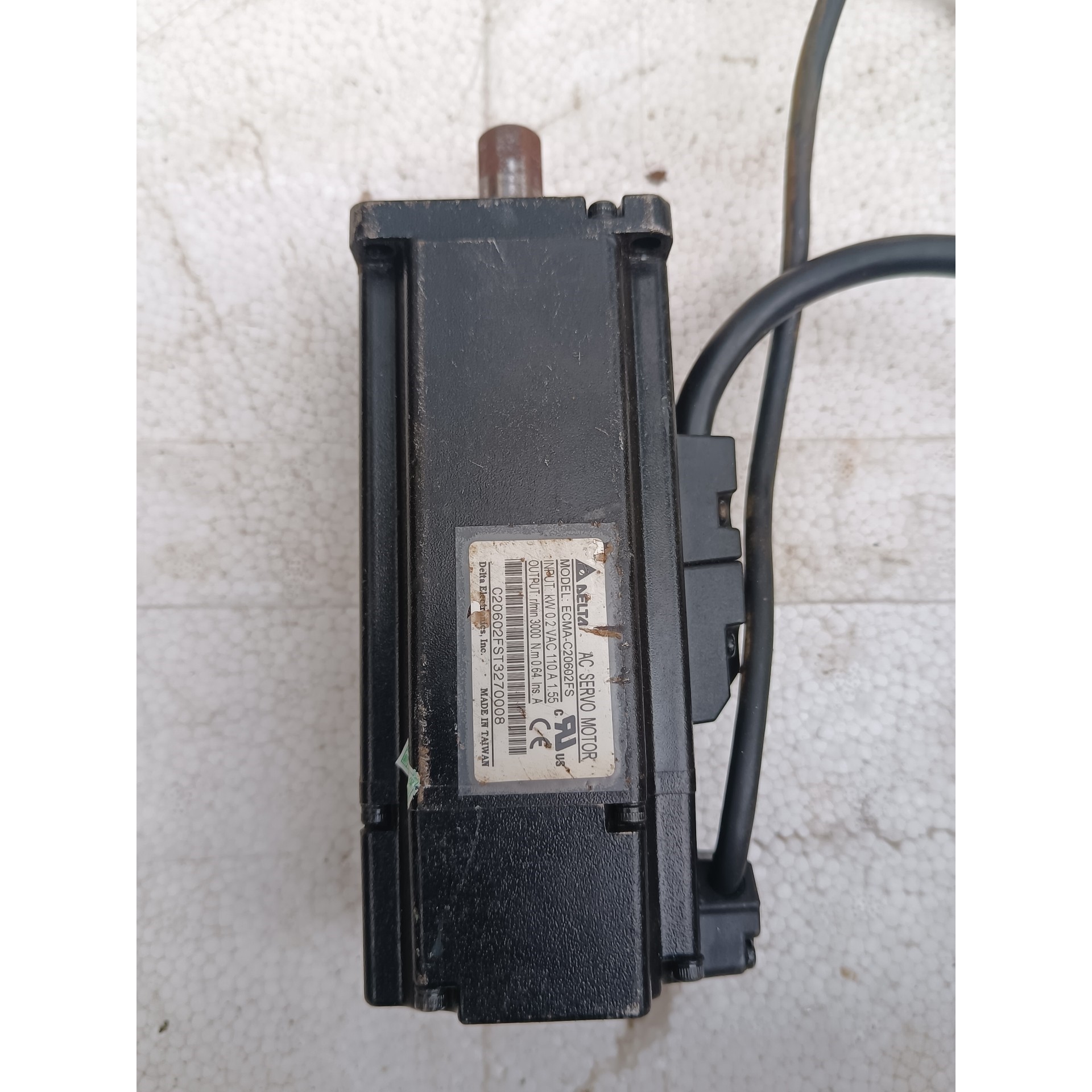 台达伺服电机ECMA-C20602FS,台湾制造,0.2KW议价产品