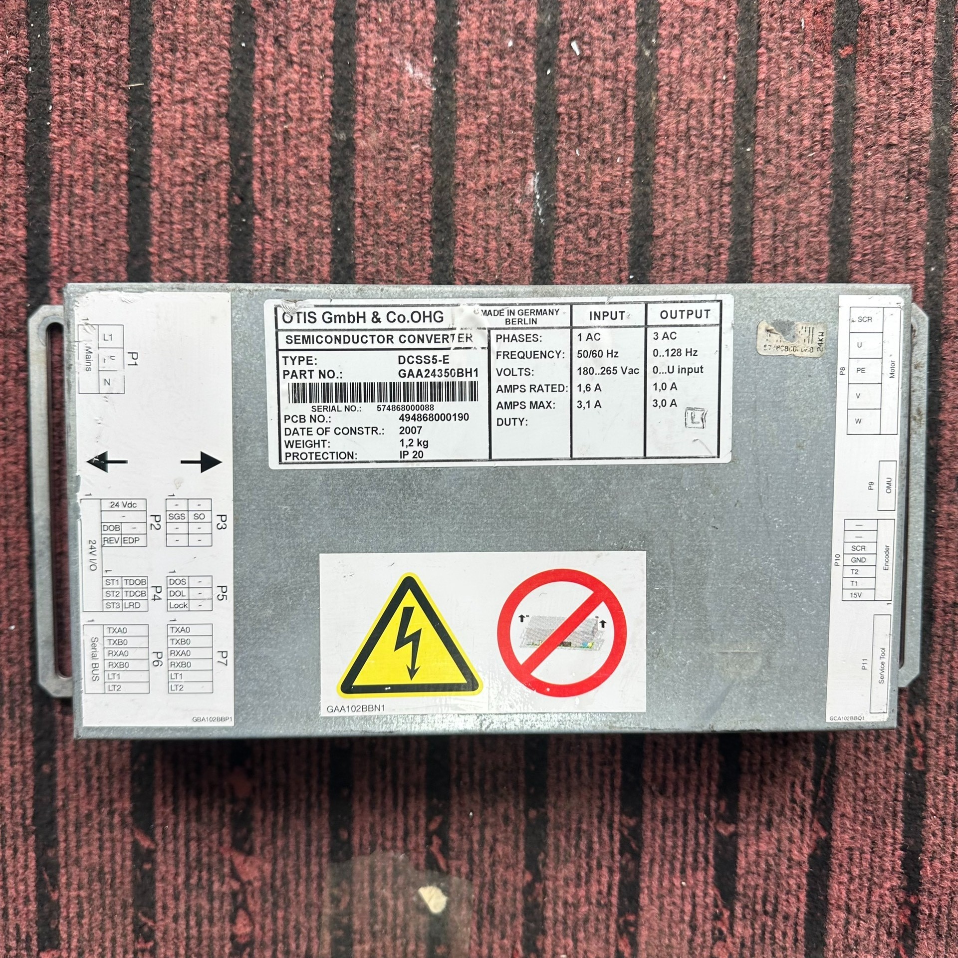 奥的斯电梯门机变频器DCSS5-E原装包好门机议价产品