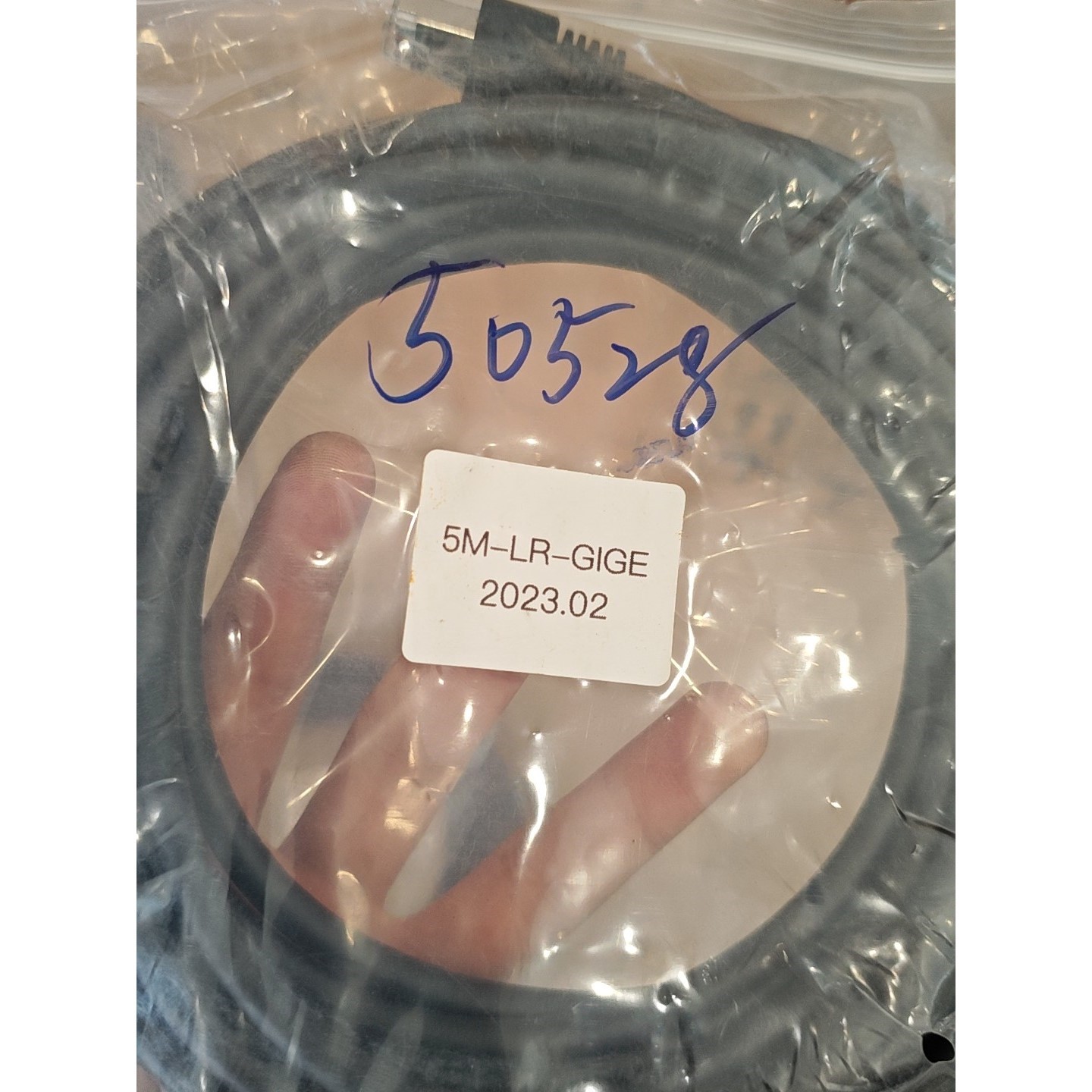 全新工业网线,型号5M-LR-GIGE,2023年2月生产,议价产品