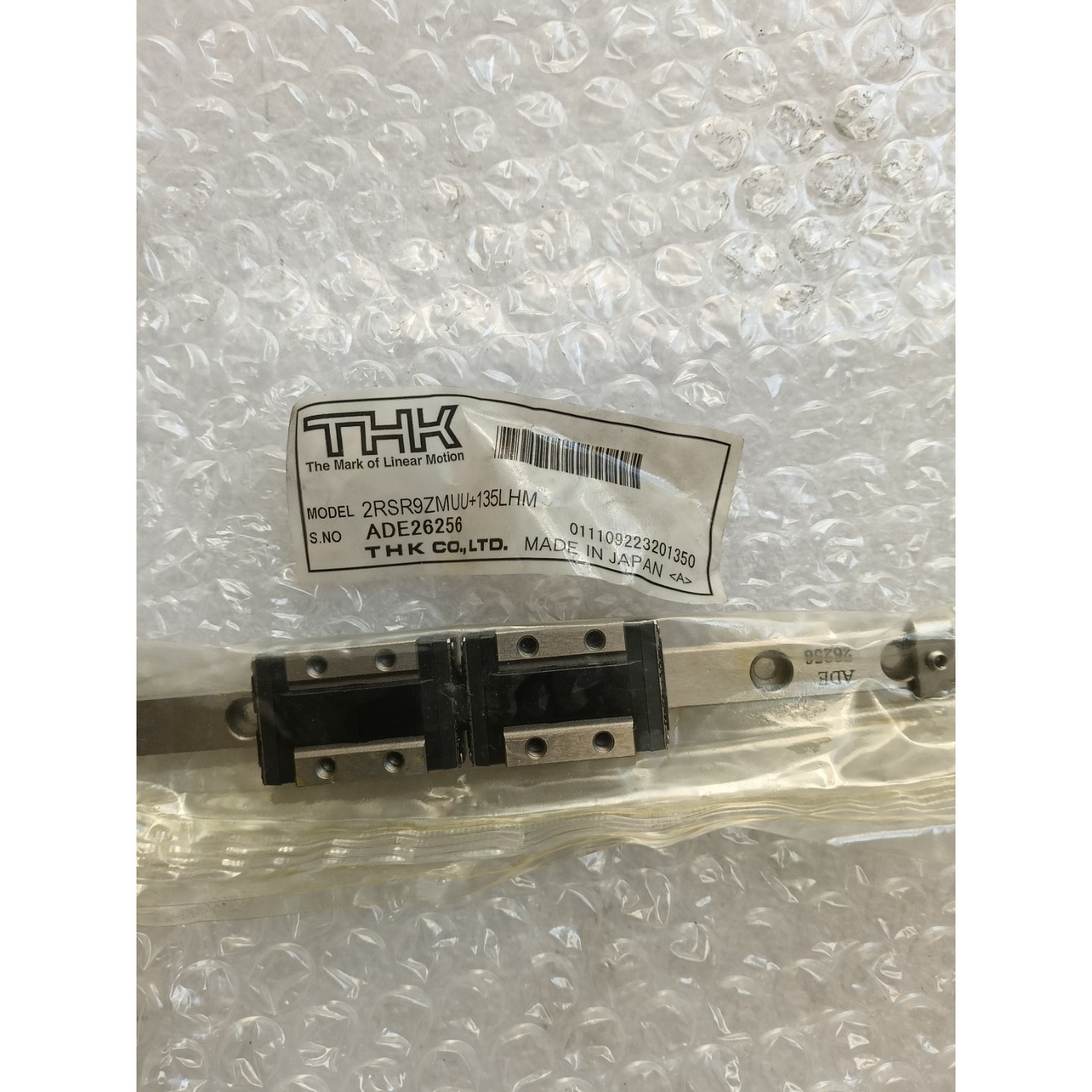 THK原装导轨滑块2RSR9ZMUU+135LHM,日本制造议价产品