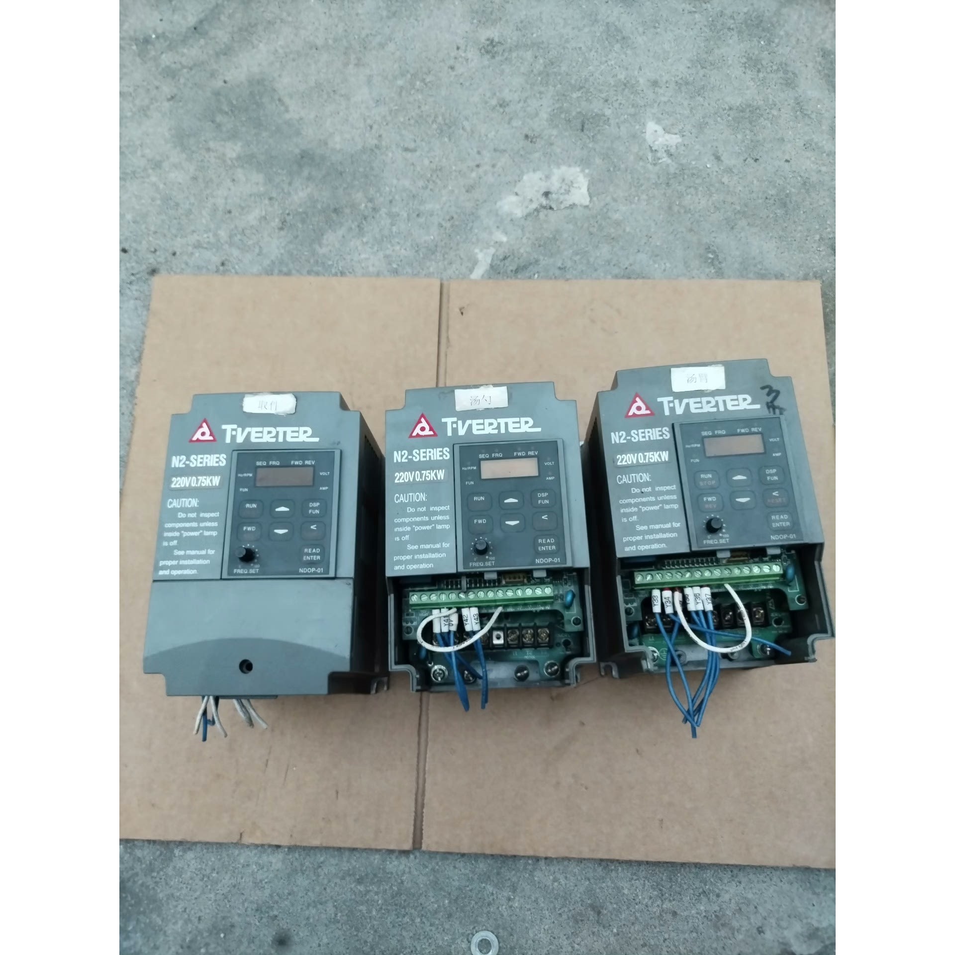 台安变频器N2-201-H,0.75KW 220V,三相,拆议价产品