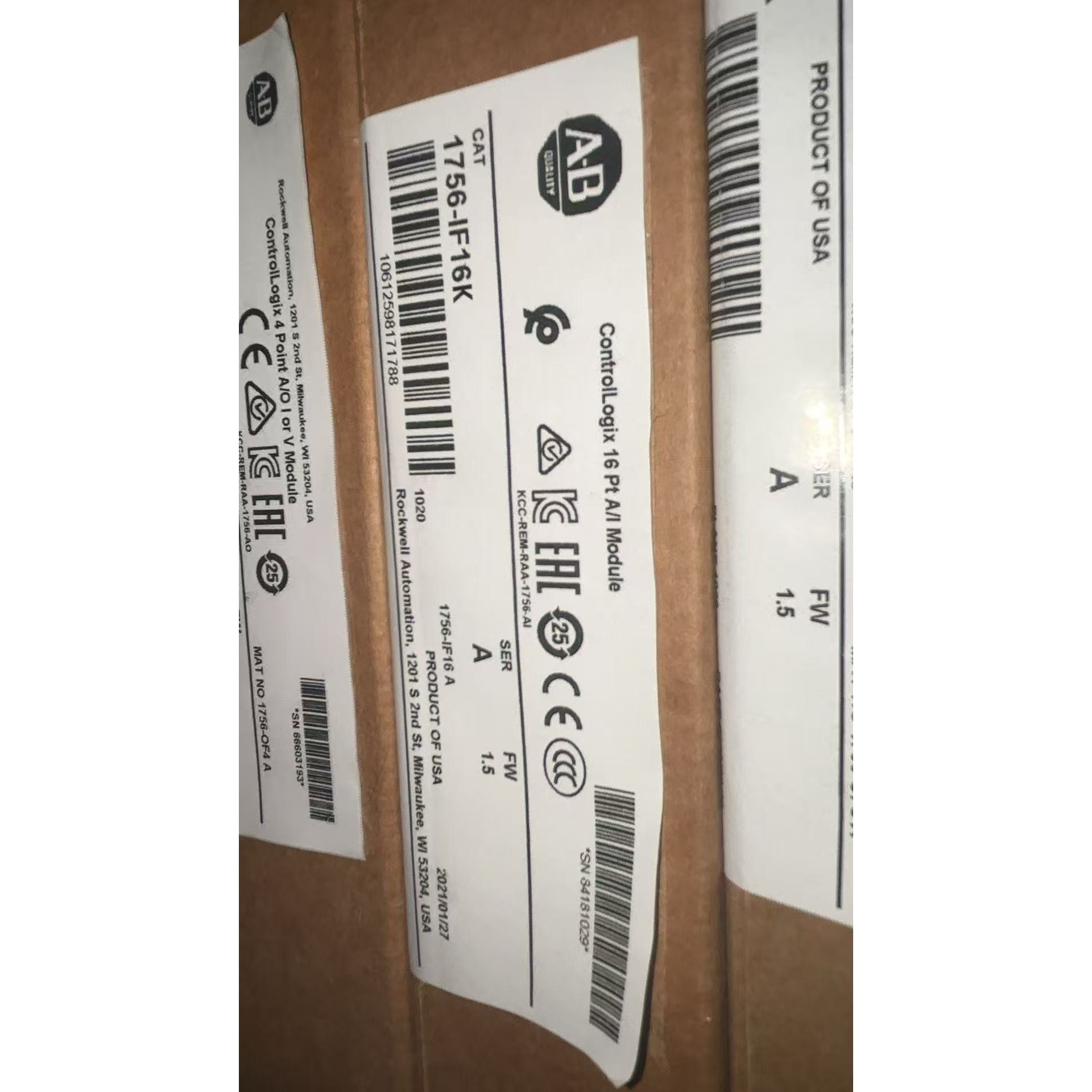 AB 1756-IF16K议价产品