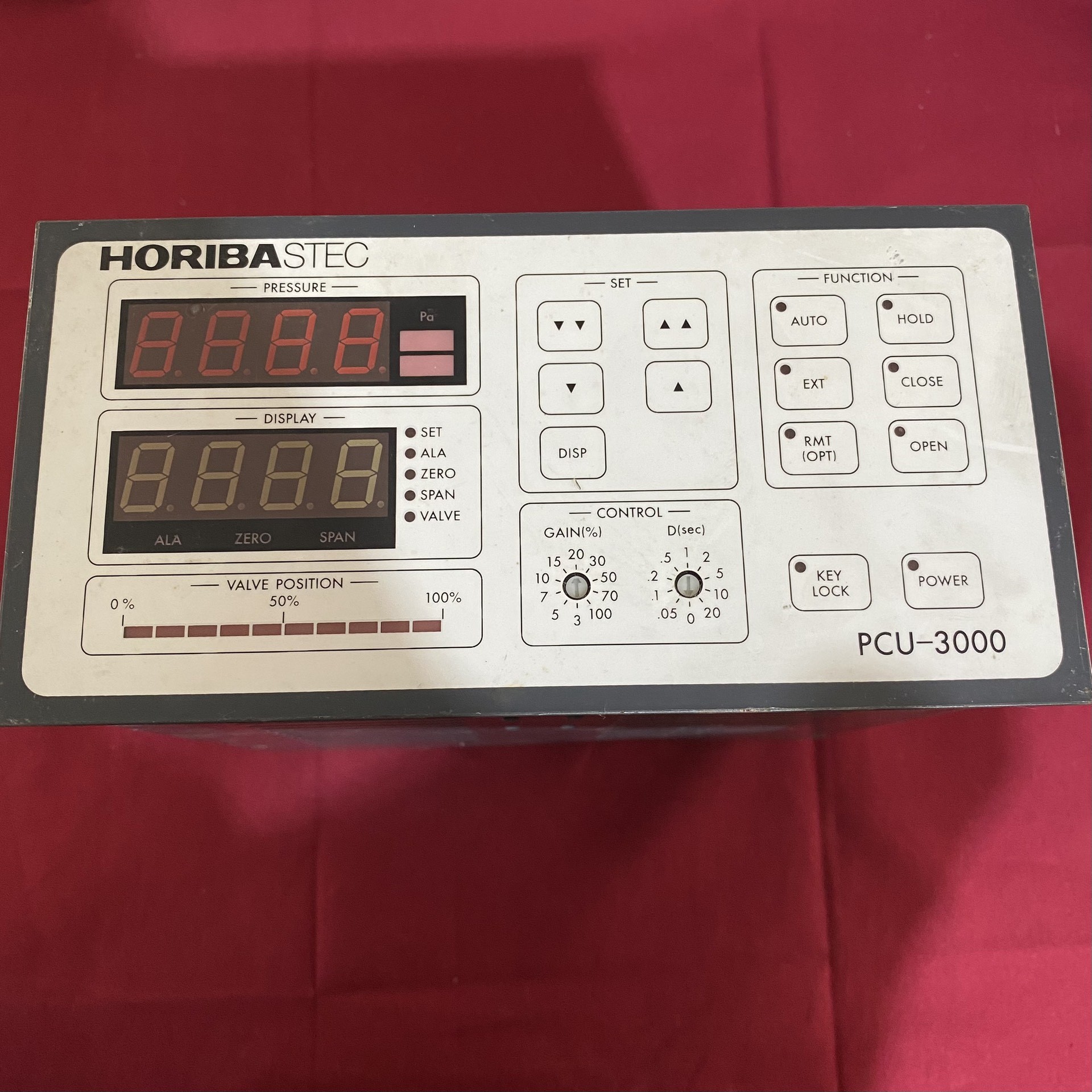 PCU-3000S压力控制器,功能完好,带压力传感器接口和阀议价产品