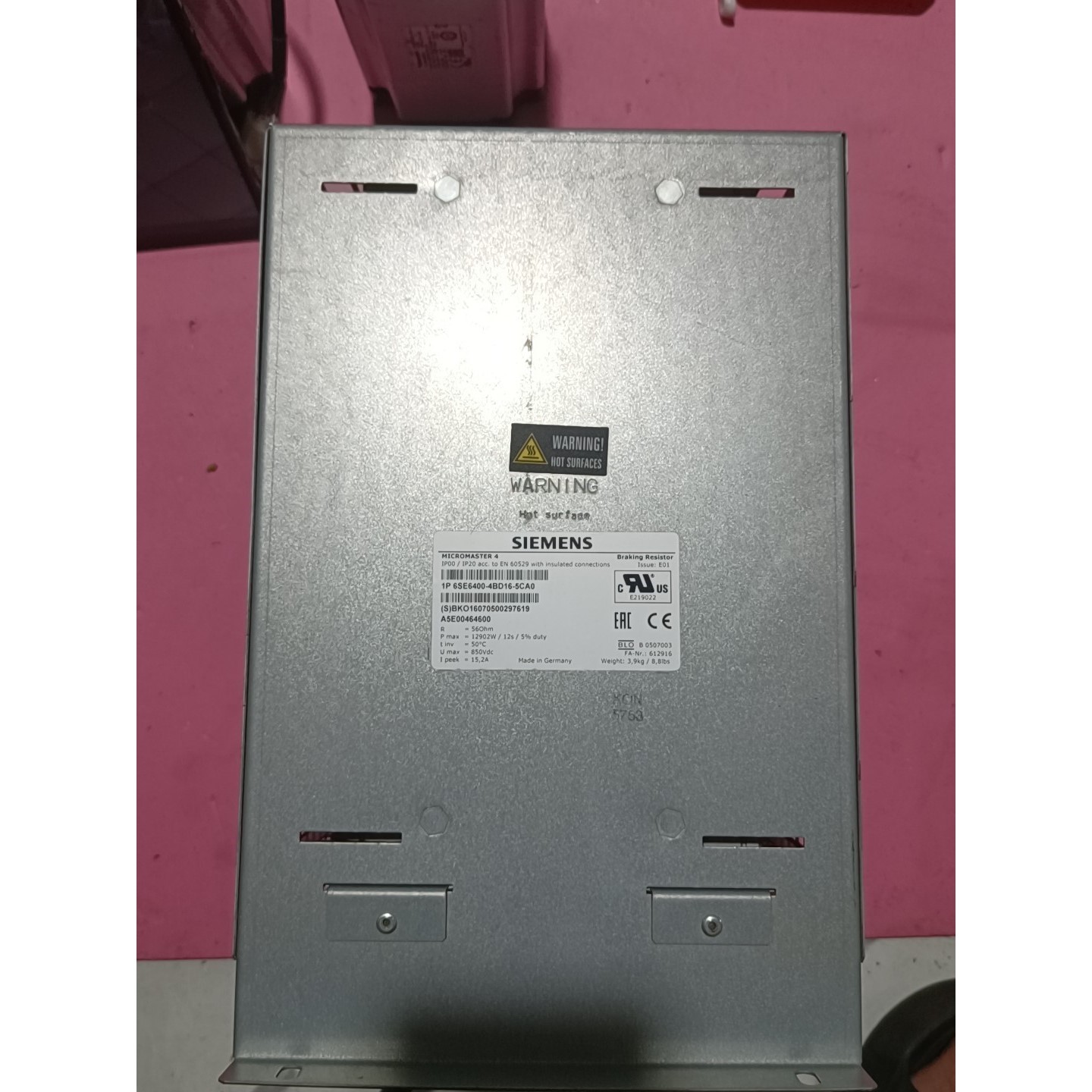 制动电阻6SE6400-4BD16-5CA0,剪线议价产品