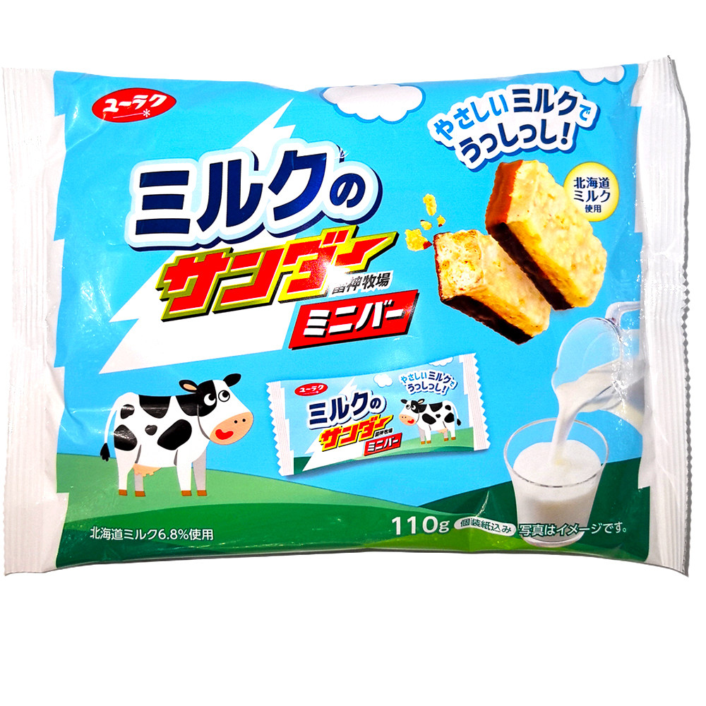 有乐制果雷神牛奶巧克力饼干110g/袋北海道日本进口零食伴手礼