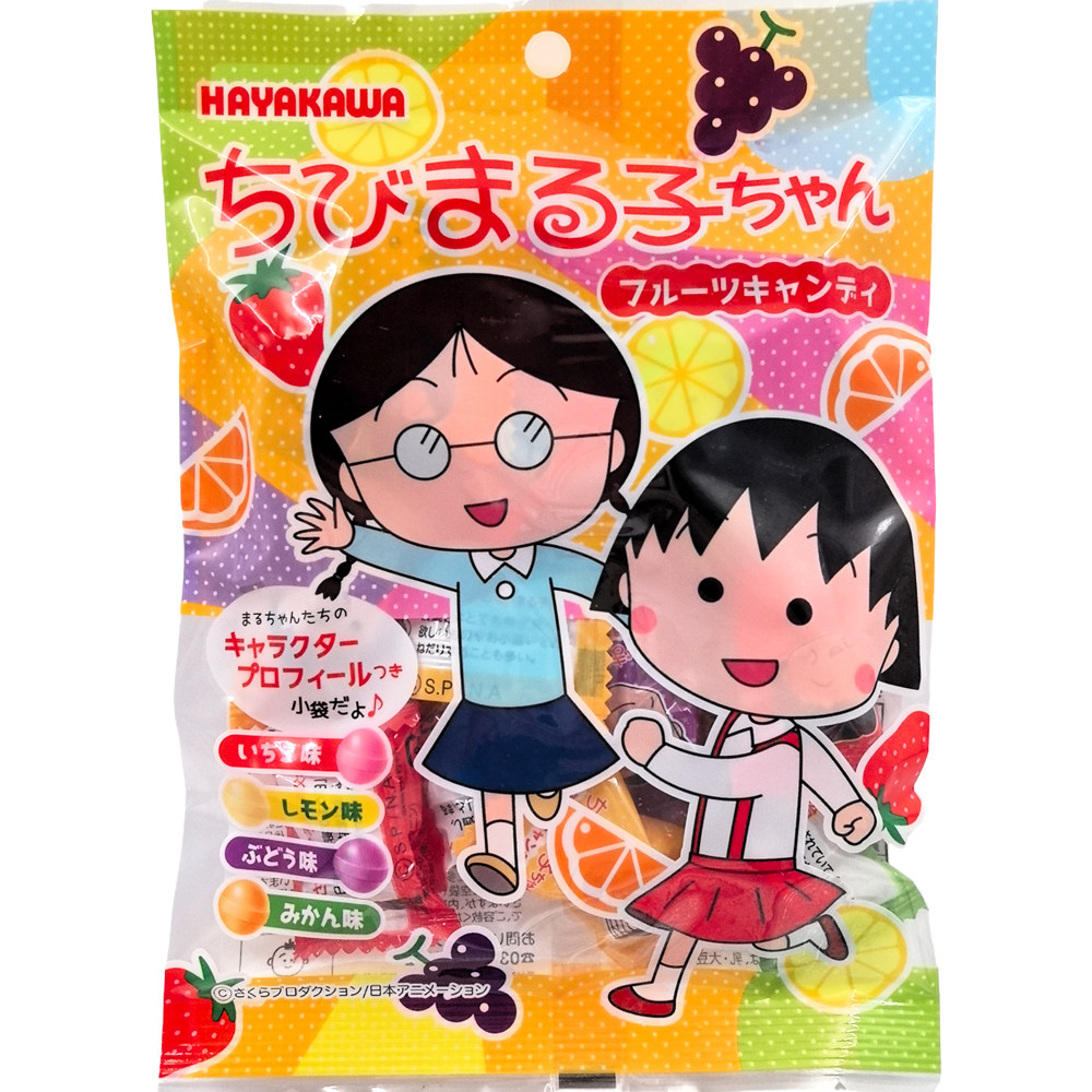 【恩雅家】早川制果日本进口HAYAKAWA樱桃小丸子水果味糖70g/袋