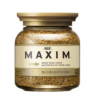 【】AGF Maxim 速溶咖啡（金罐）80g 日本进口冲饮咖啡粉马克西姆