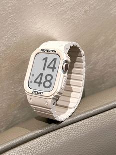 一體磁吸s87SE代表帶適用蘋果AppleWatch9手表男女運(yùn)動(dòng)表帶新改裝