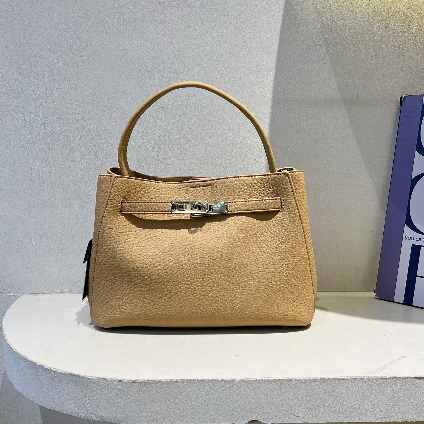 同丰时尚荔枝纹手提凯莉托特包高级通勤包女包2026新款单肩斜挎包,箱包皮具/热销女包/男包,通用款女包,淘宝优惠券,粉丝福利购,淘宝优惠卷