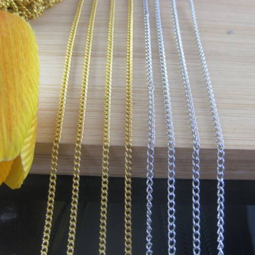 DIY手工饰链配件材料 2mm宽链条调节链条 1元一米 - 封面