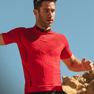 【新品】XBIONIC男倍能竞速圆领短袖专业训练越野高强度体能服