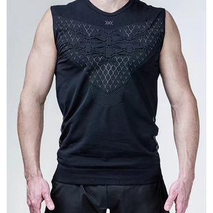 【新品】XBIONIC男士倍能舒跑无袖背心舒适训练排汗透气健身衣