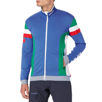 保暖中间层开身拉链针织衫UYN