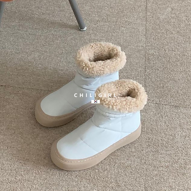 CHILIGIRL一脚蹬东北雪地棉靴