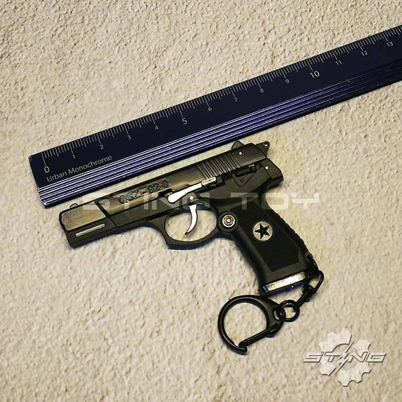1:2.5比例QSZ92式金属枪模金属弹模可抛壳分解不可射玩具STINGTOY