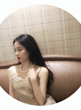 晚时光复古珍珠项链正圆女士