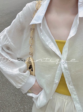 晚时光6.16 chao显白黄色抹胸裹胸上衣 夏季外穿小背心女内搭背心