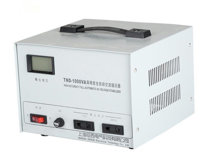 上海上峰TND-1.5KVA高精度全自动交流稳压器SVC1KW单相交流稳压器