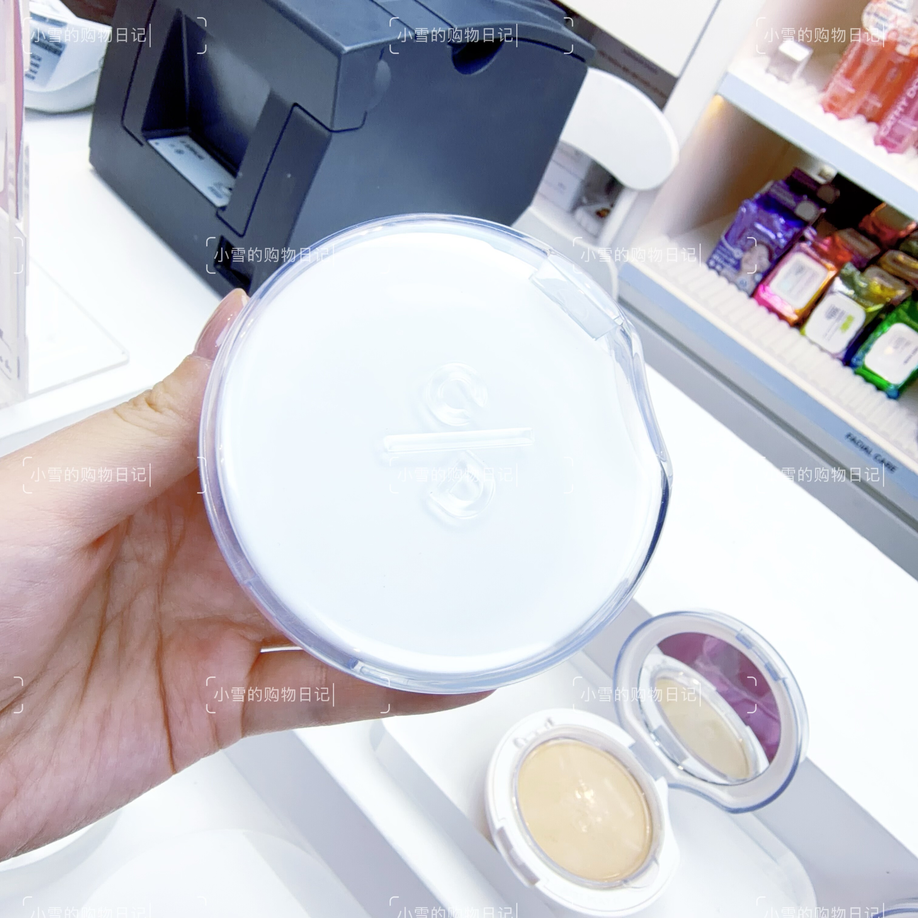 無添加粉饼!泰国咔萌Cathy doll定妆粉饼防护spf50柔焦