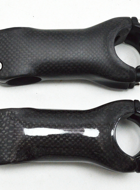 碳纤维山地公路自行车把立管高强度龙头正6度负17度通用骑行配件