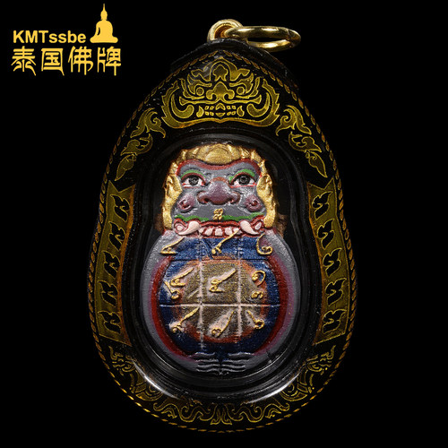 阿赞南手稿日月拉胡佛牌单眼椰壳
