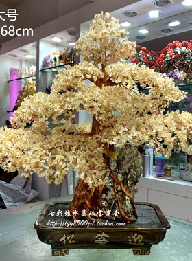 七彩炫天然水晶聚财中国客厅