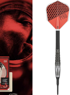 TARGET探极HOSHINO 星野光正8.1PYRO 95%17g软式专业钨钢比赛飞镖