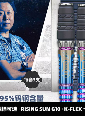 TARGET探极飞镖HARUKI村松治树G10 硬式软式2BA 95%钨钢专业飞镖